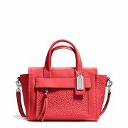 BLEECKER MINI RILEY CARRYALL IN LEATHER (Coach) 代購