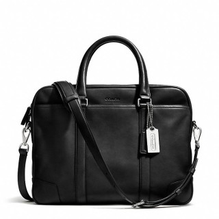 BLEECKER SLIM BRIEF IN LEATHER (Coach) 代購